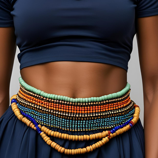 where should waist beads sit?
