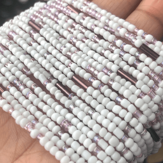 African Waist Beads | Frosted Aura