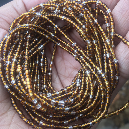 brown waist beads