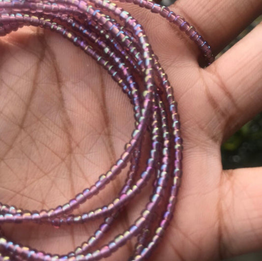 misty rose waist beads