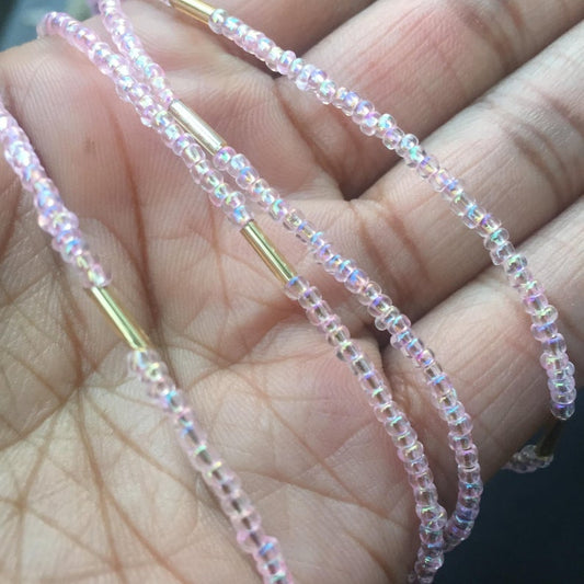 pink waist beads for weight loss