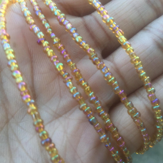 topaz gold waist beads