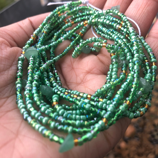 aventurine waist beads