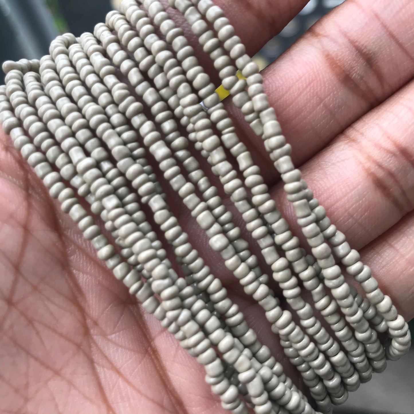 Grey Waist Beads