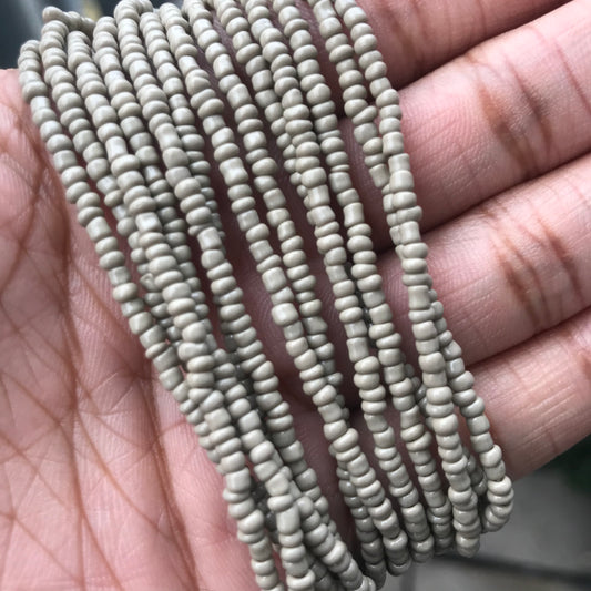 Grey Waist Beads
